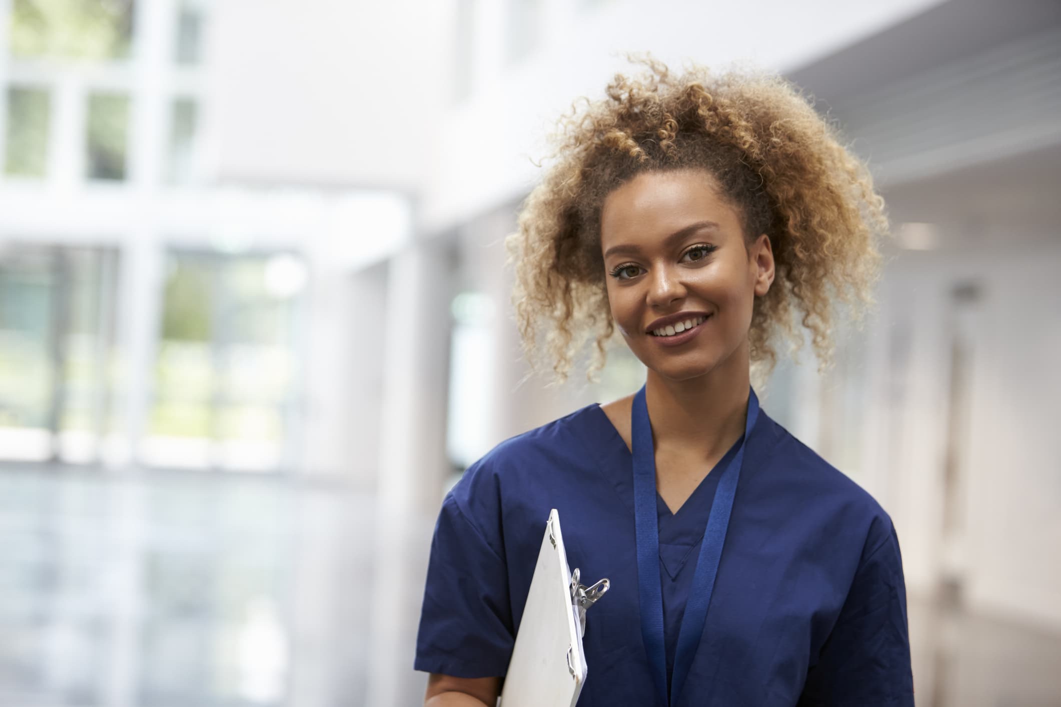 Image of a registered nurse working at a local hospital