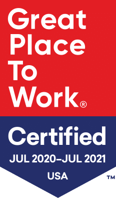 great place to work certified july 2020-july 2021 usa