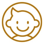 baby's face icon
