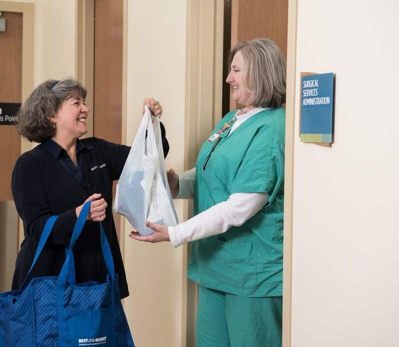 Best Upon Request concierge serving a busy hospital nurse